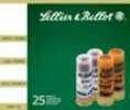 12 Gauge 25 Rounds Ammunition Sellier & Bellot 2 3/4" 15 Pellets Rubber #Slug